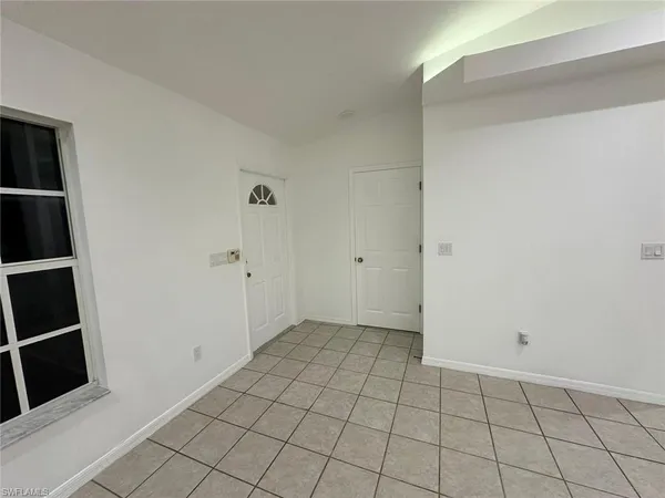 a view of an empty room