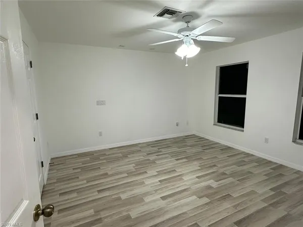 wooden floor in an empty room