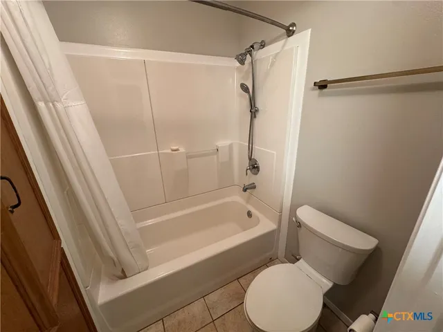 a bathroom with a toilet and a bathtub
