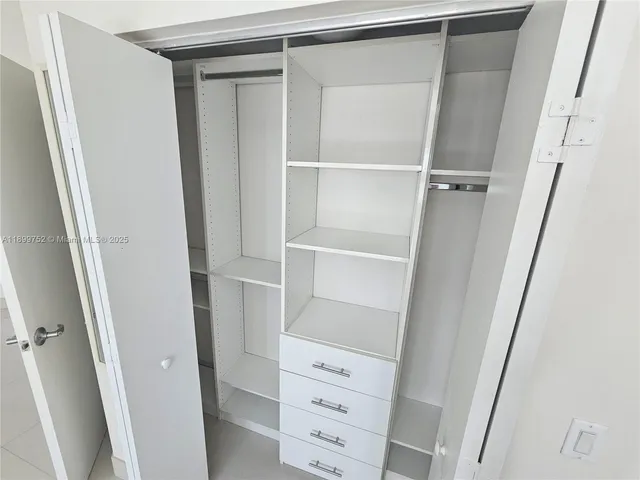 a view of an empty room