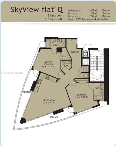 $4,300 | 60 Southwest 13th Street, Unit 1900, Miami, FL 33130