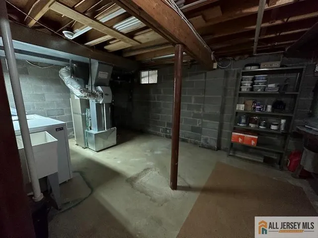 a view of storage and utility room