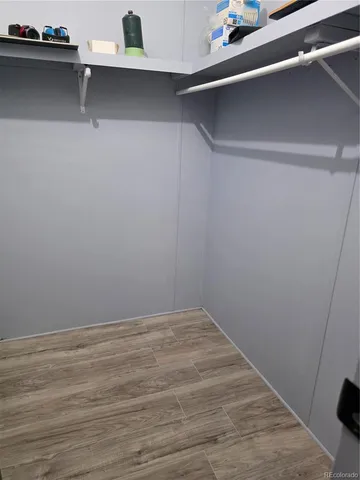 a view of a closet
