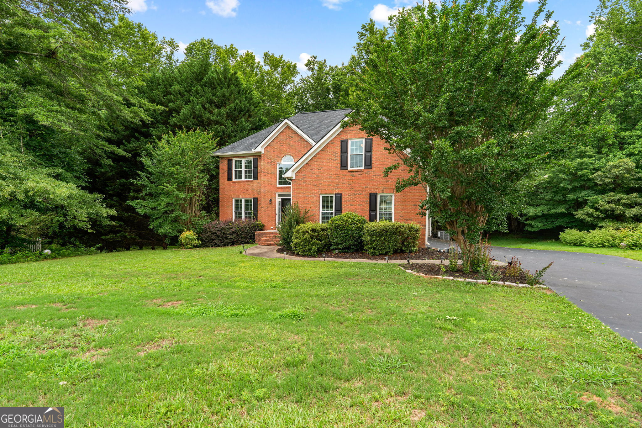 375 Gaelic Way Tyrone, GA 30290 - Photo 3 of 54 a front view of house with yard and green space