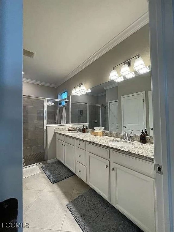 2190 Clementine Street Naples, FL 34120 - Photo 11 of 16 a bathroom with a sink vanity granite tub and shower