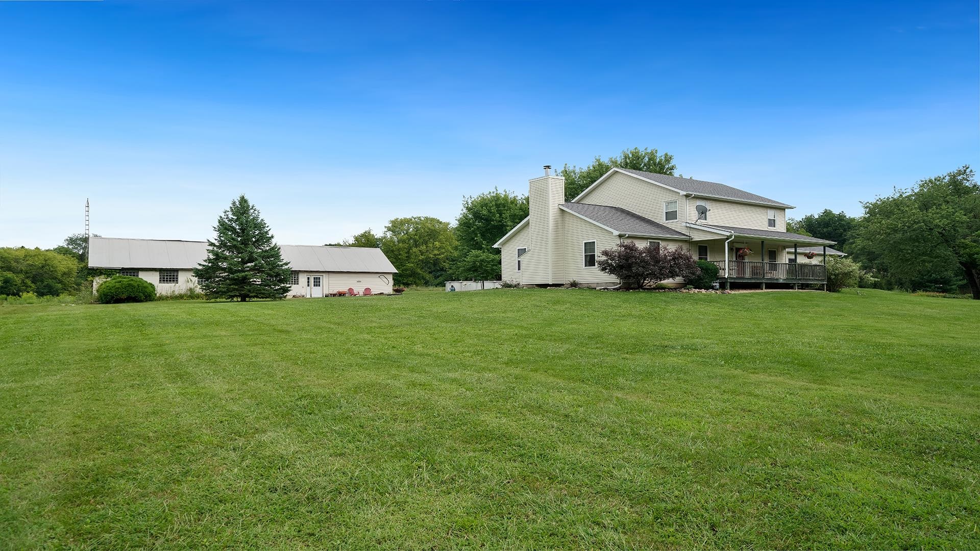 1511 North River Road Oregon, IL 61061 - Photo 54 of 64 a view of a house with a yard