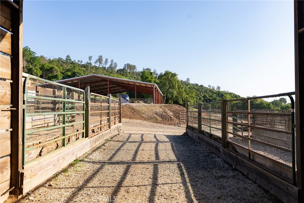 1477 Flag Creek Road Oroville, CA 95965 - Photo 49 of 75 a view of a balcony with wooden floor