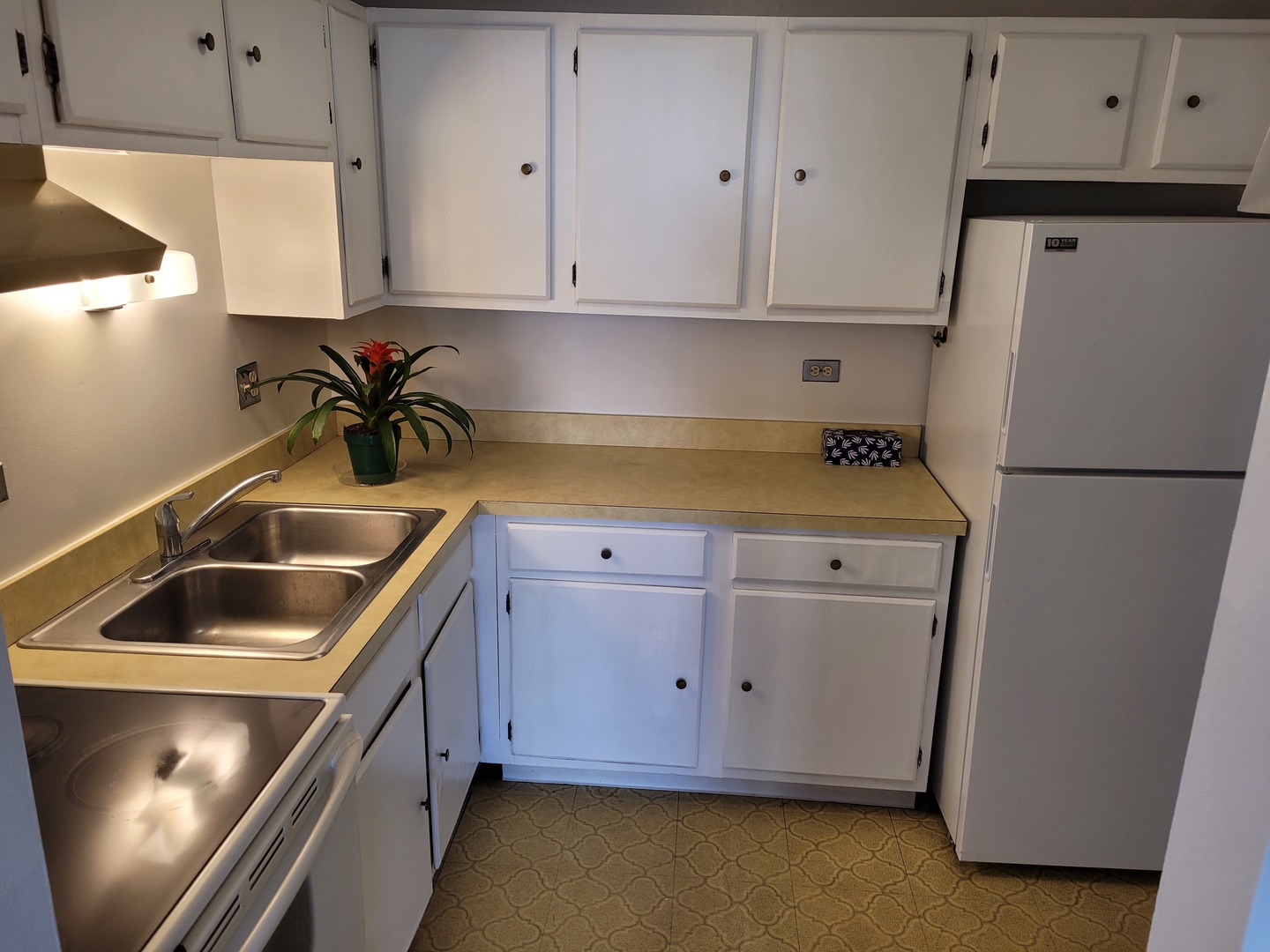 9701 Dee Road, Unit 4F Niles, IL 60714 - Photo 14 of 20 a kitchen with cabinets appliances and a sink