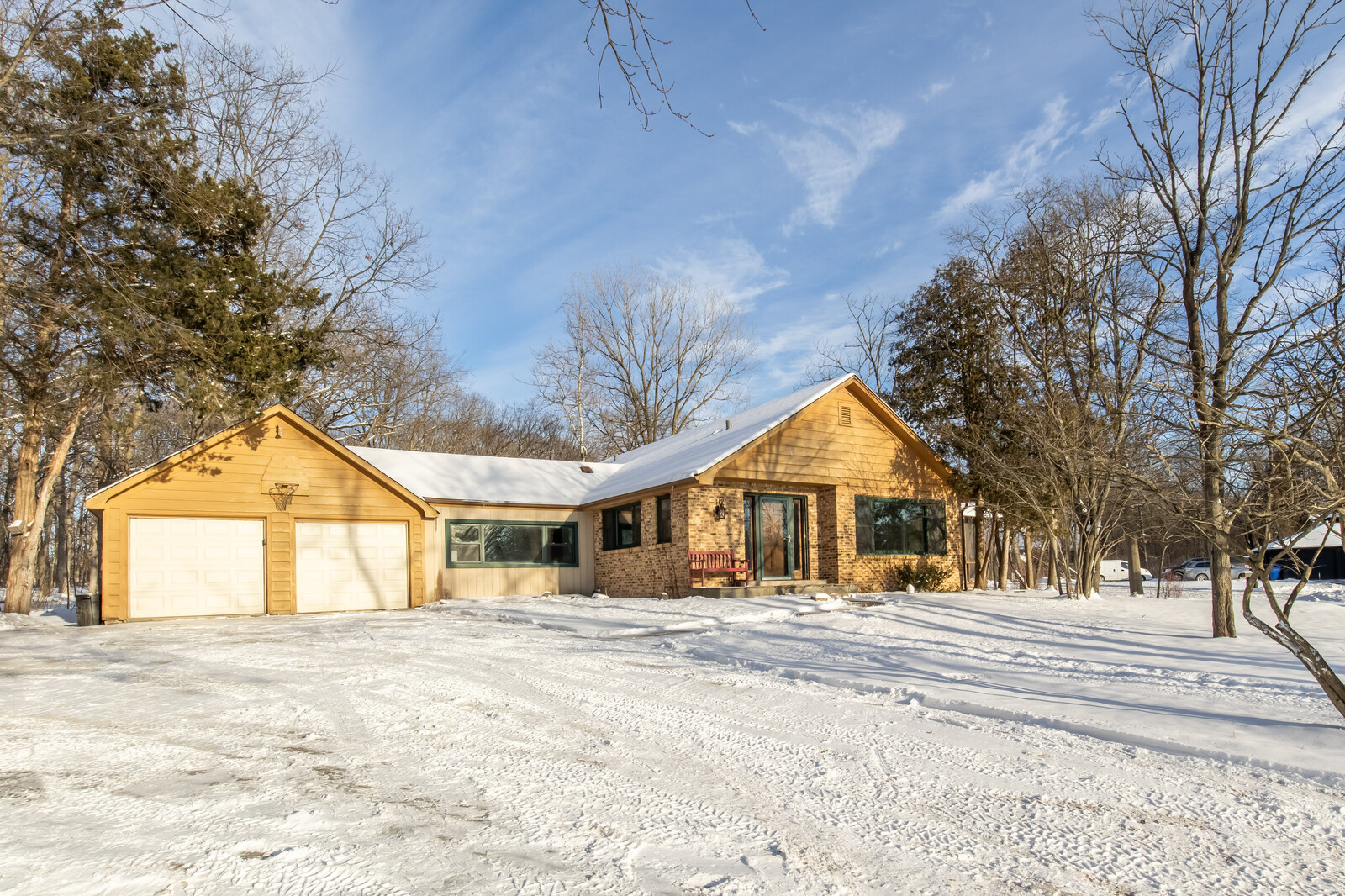 2950 Riverwoods Road Riverwoods, IL 60015 - Photo 2 of 25 a front view of a house with a yard