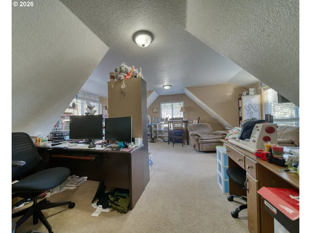 a room with furniture