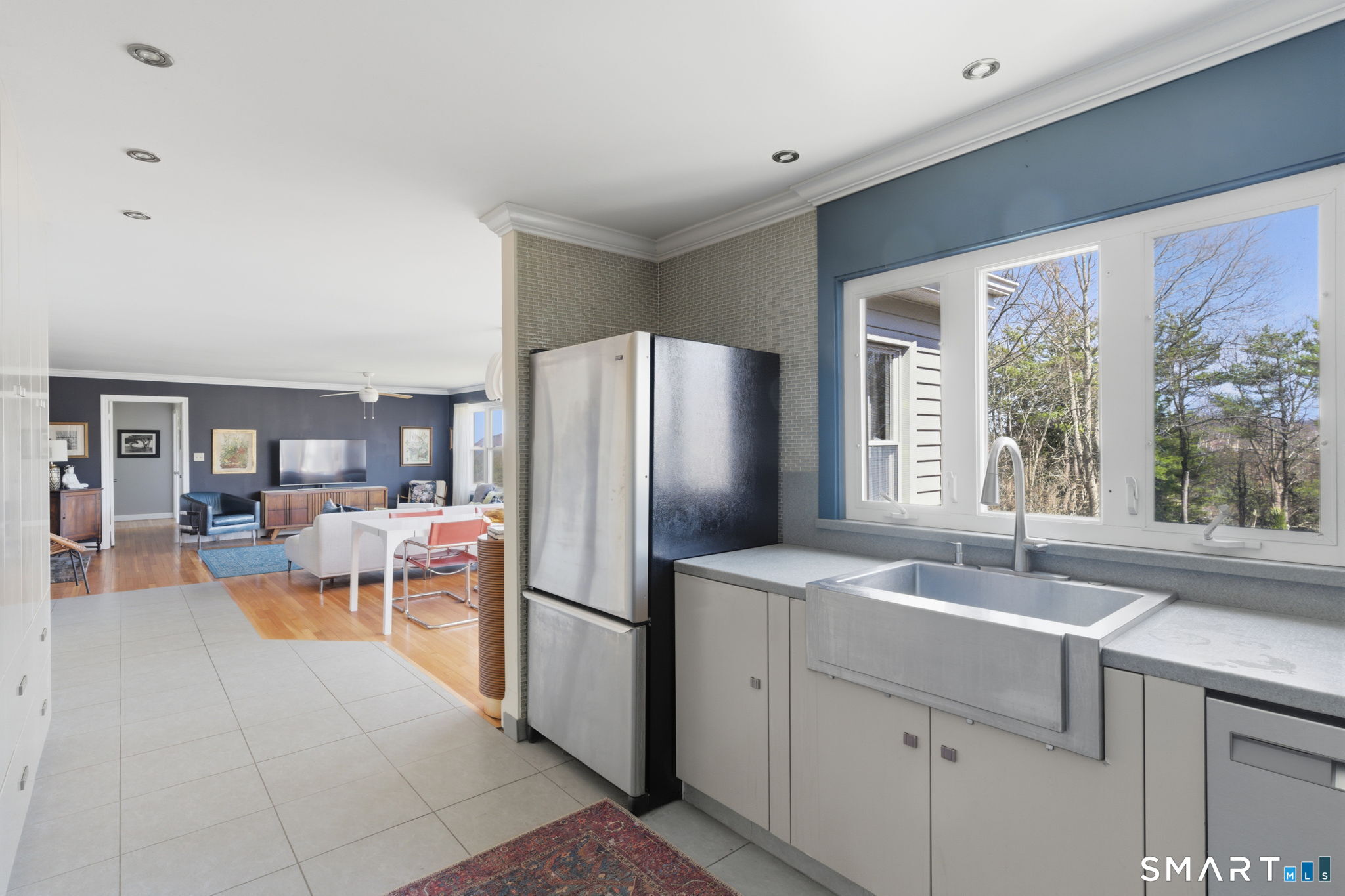 192 Dexter Avenue Meriden, CT 06450 - Photo 13 of 40 a kitchen with a sink and refrigerator