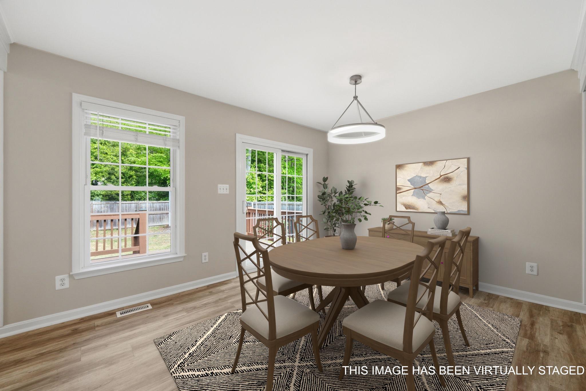 5425 South Branch Road Fredericksburg, VA 22407 - Photo 10 of 41 Dining area w/ deck entry making entertaining easy