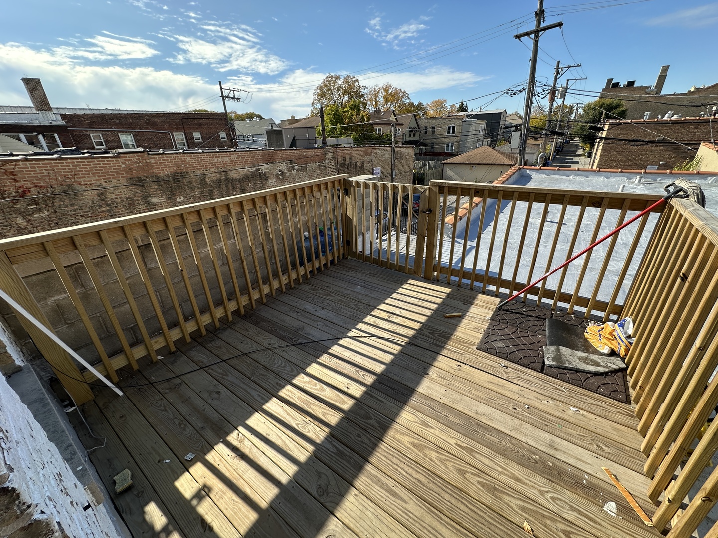 3946 North Cicero Avenue, Unit 1 Chicago, IL 60641 - Photo 3 of 17 a view of balcony with wooden floor