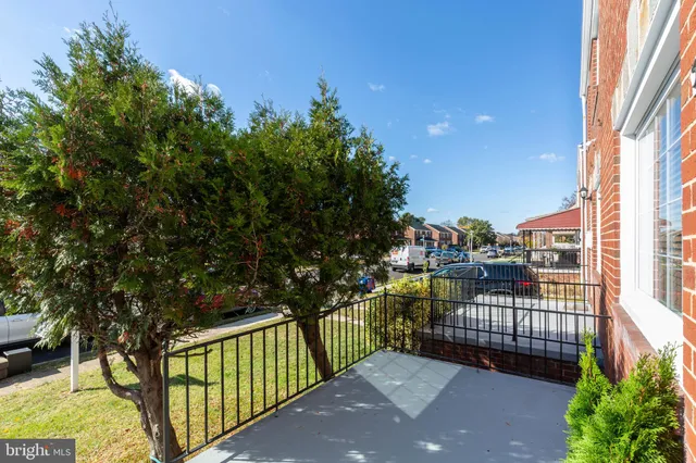 a view of city from balcony