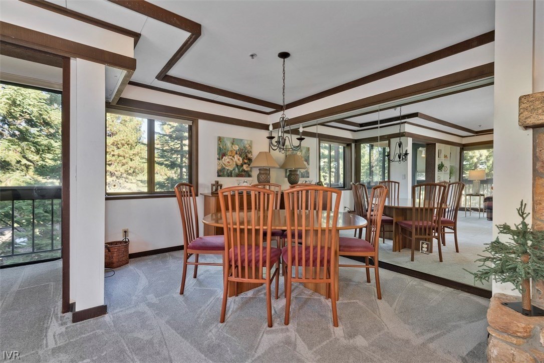 333 Ski Way, Unit 277 Incline Village, NV 89451 - Photo 4 of 33 a view of a dining room with furniture window and outside view