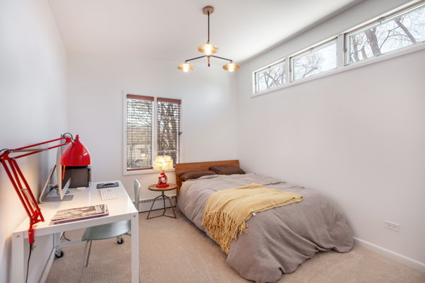 51 Wilcox Avenue Elgin, IL 60123 - Photo 14 of 20 a bedroom with a bed and a desk