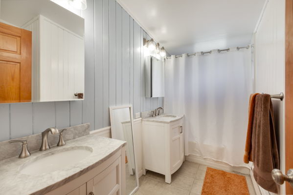 51 Wilcox Avenue Elgin, IL 60123 - Photo 9 of 20 a bathroom with double vanity and a sink