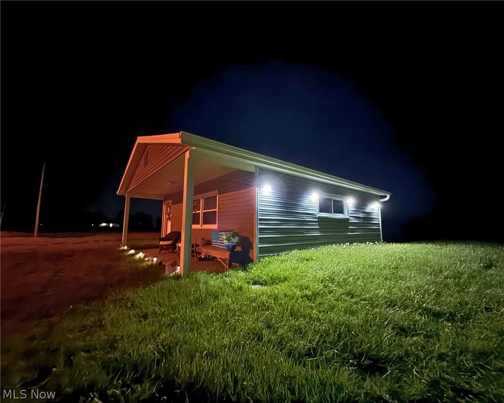 4772 Highway 45 Rome, OH 44085 - Photo 19 of 38 side at night