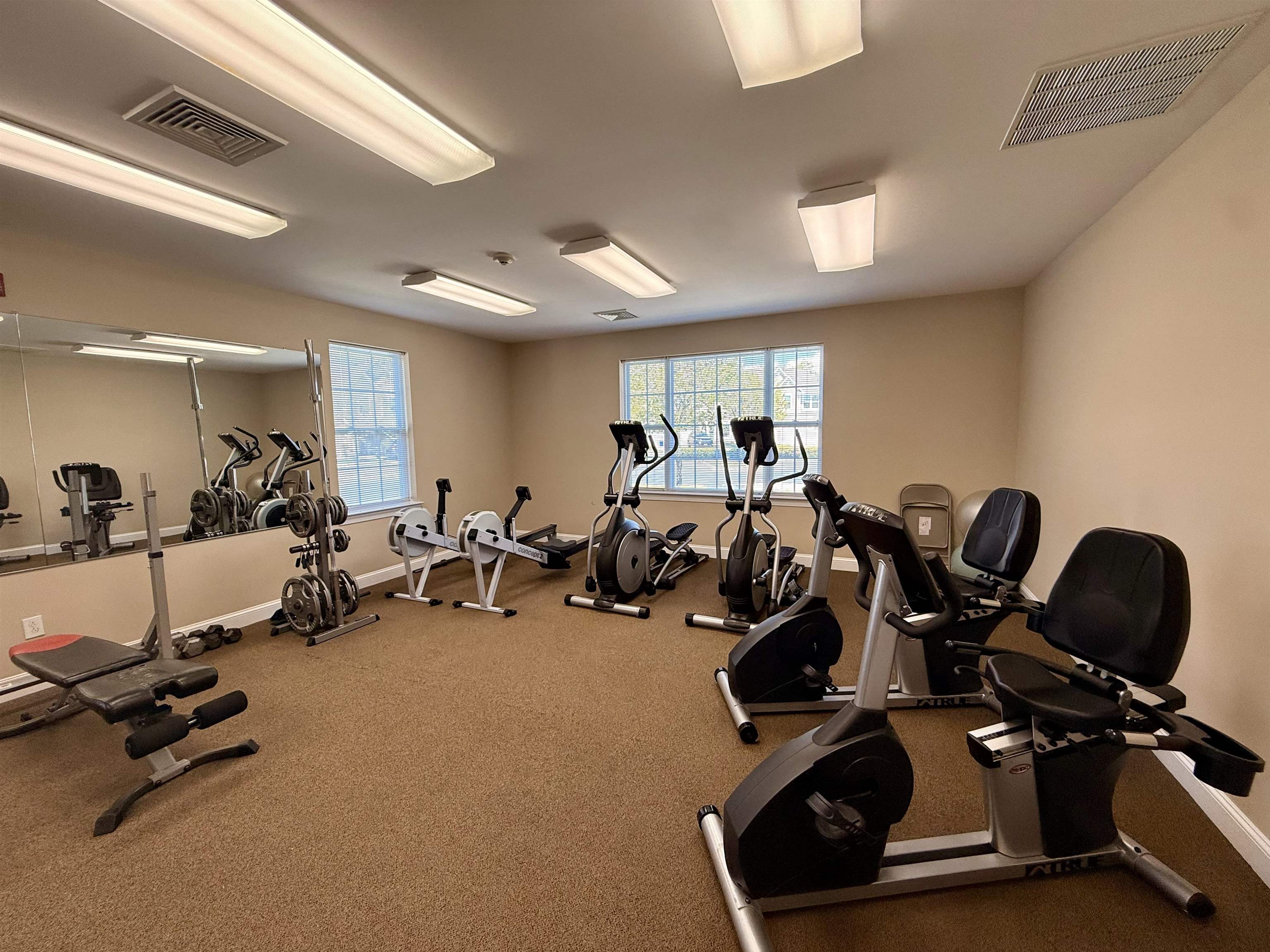 1607 Tidewater Avenue, Unit 1607 Rio Grande, NJ 08242 - Photo 40 of 42 a view of a room with gym equipment