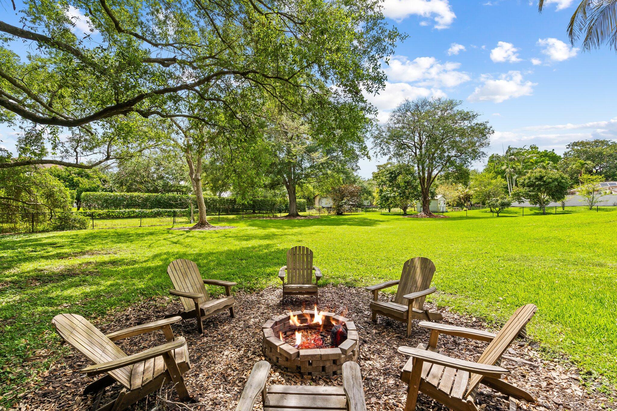 20210 Southwest 49th Court Southwest Ranches, FL 33332 - Photo 50 of 63 Fire pit