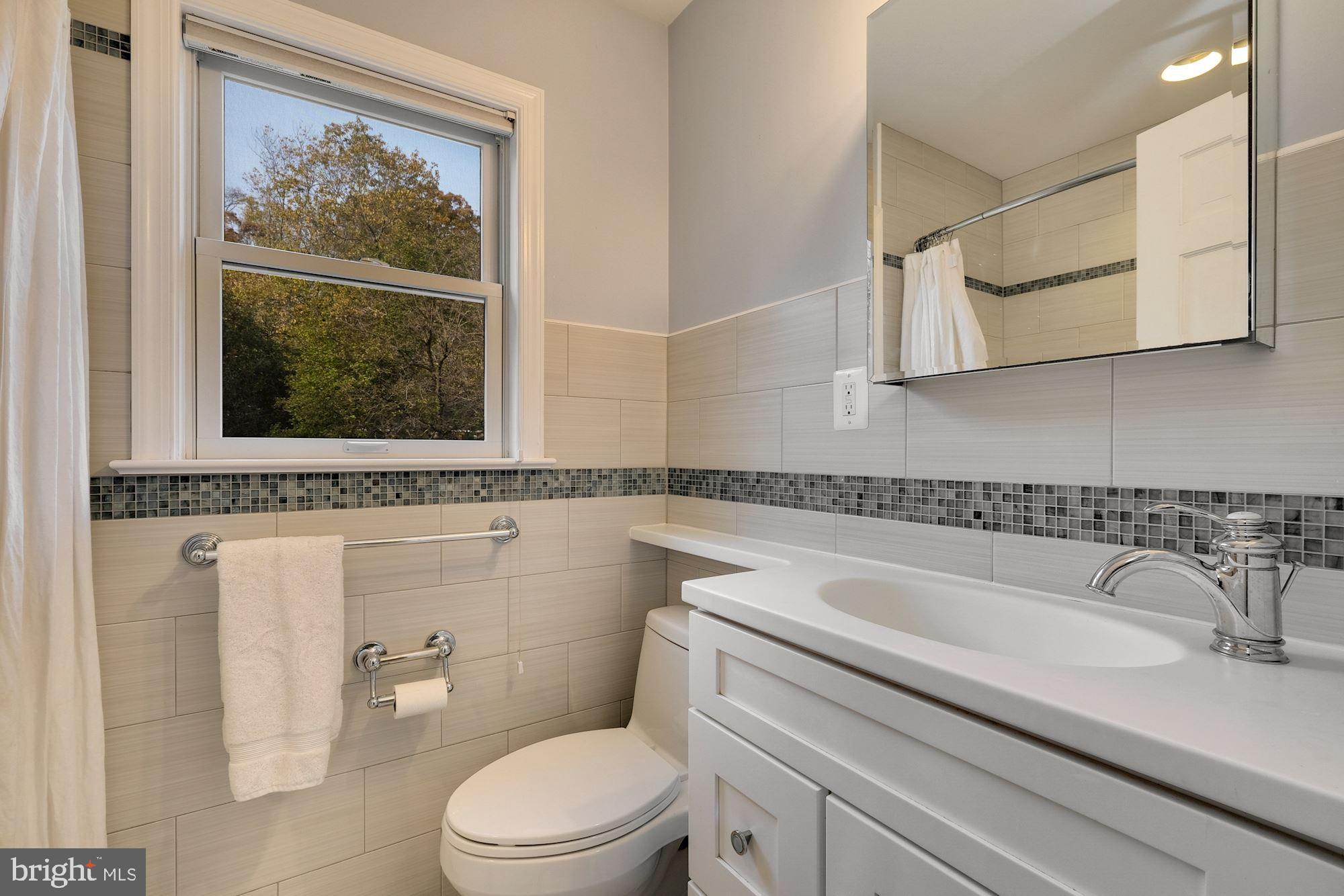 2717 Rittenhouse Street Northwest Washington, DC 20015 - Photo 22 of 59 Renovated Hall Full Bath