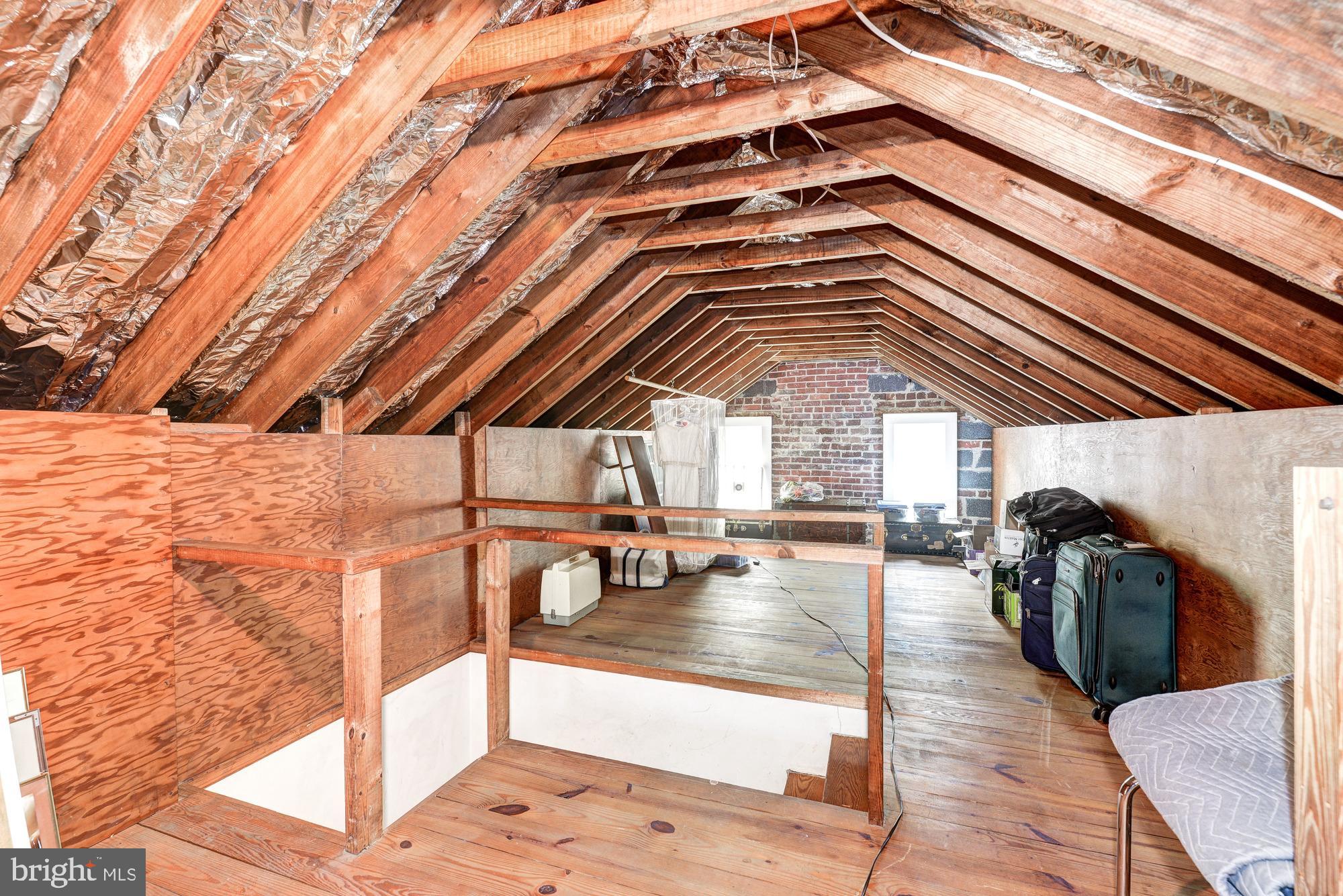 2717 Rittenhouse Street Northwest Washington, DC 20015 - Photo 23 of 59 Storage Attic with Fixed Stairs from the Hall