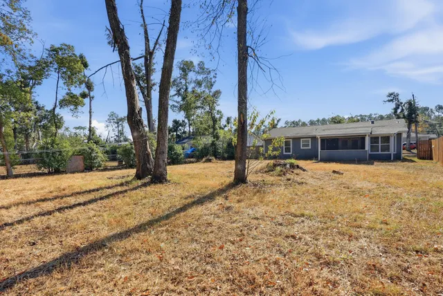 a house view with a outdoor space