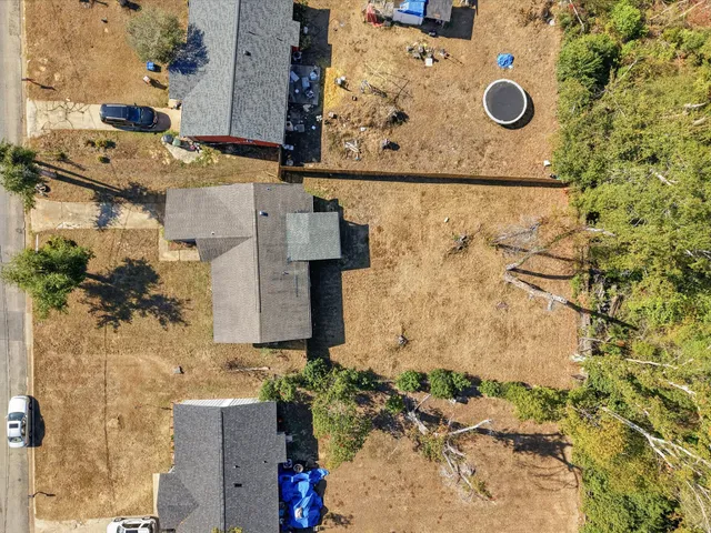 a view of city and mountain