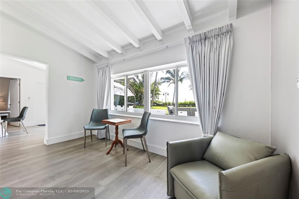 1663 North Fort Lauderdale Beach Boulevard Fort Lauderdale, FL 33305 - Photo 15 of 39 a living room with furniture and a window