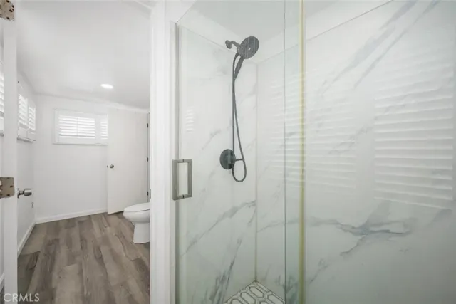 a view of a swimming pool and outdoor space