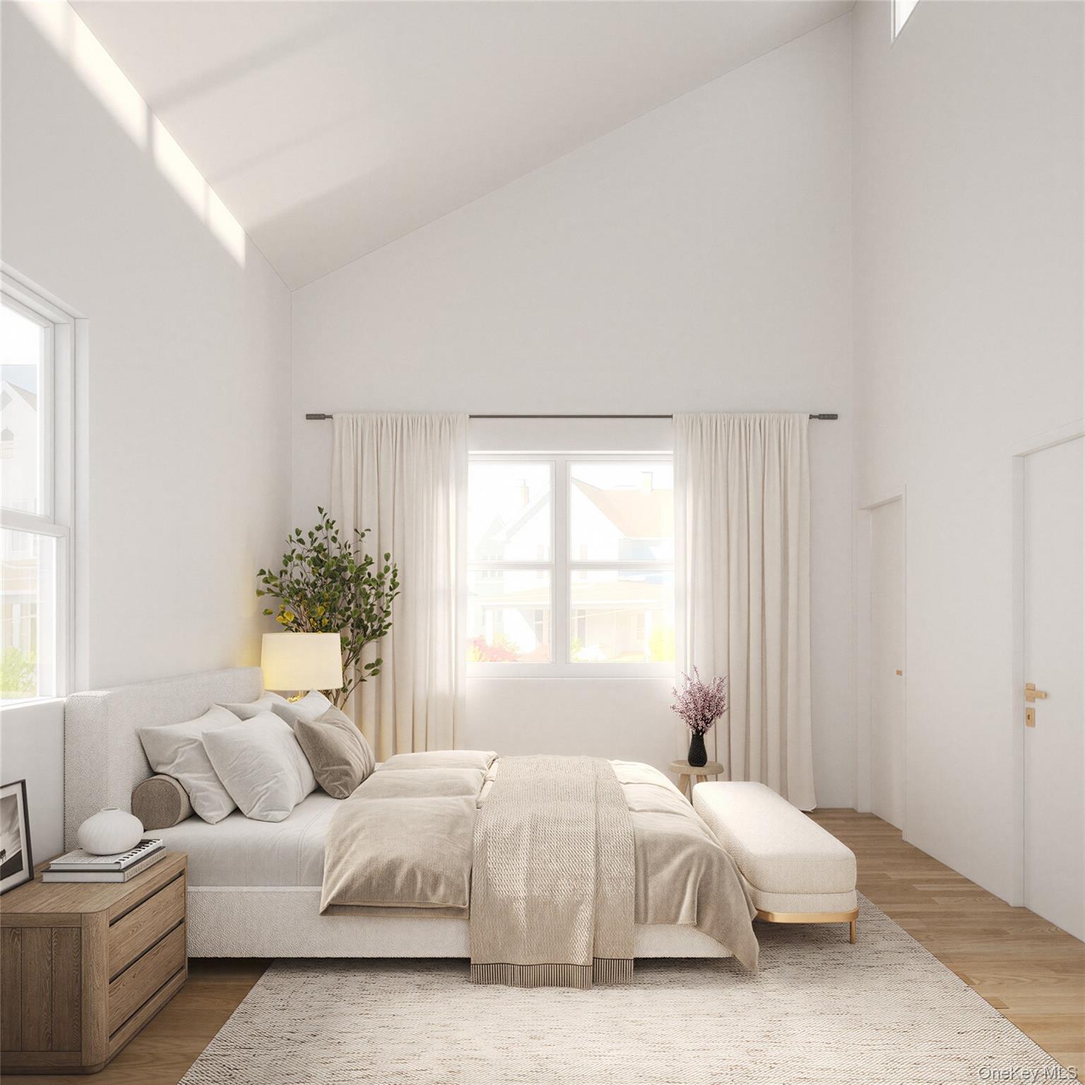 1 Ridge Avenue Port Jervis, NY 12771 - Photo 22 of 31 a spacious bedroom with a bed and a couch