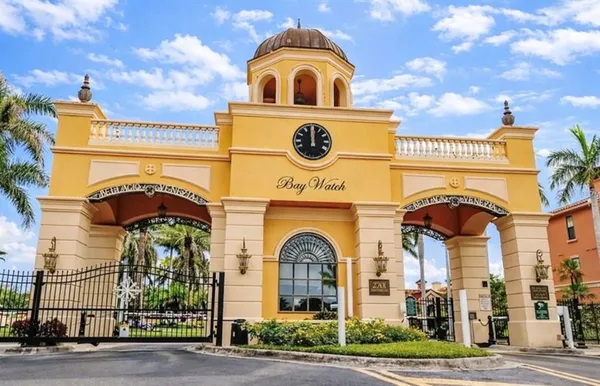 a view of a building with a balcony