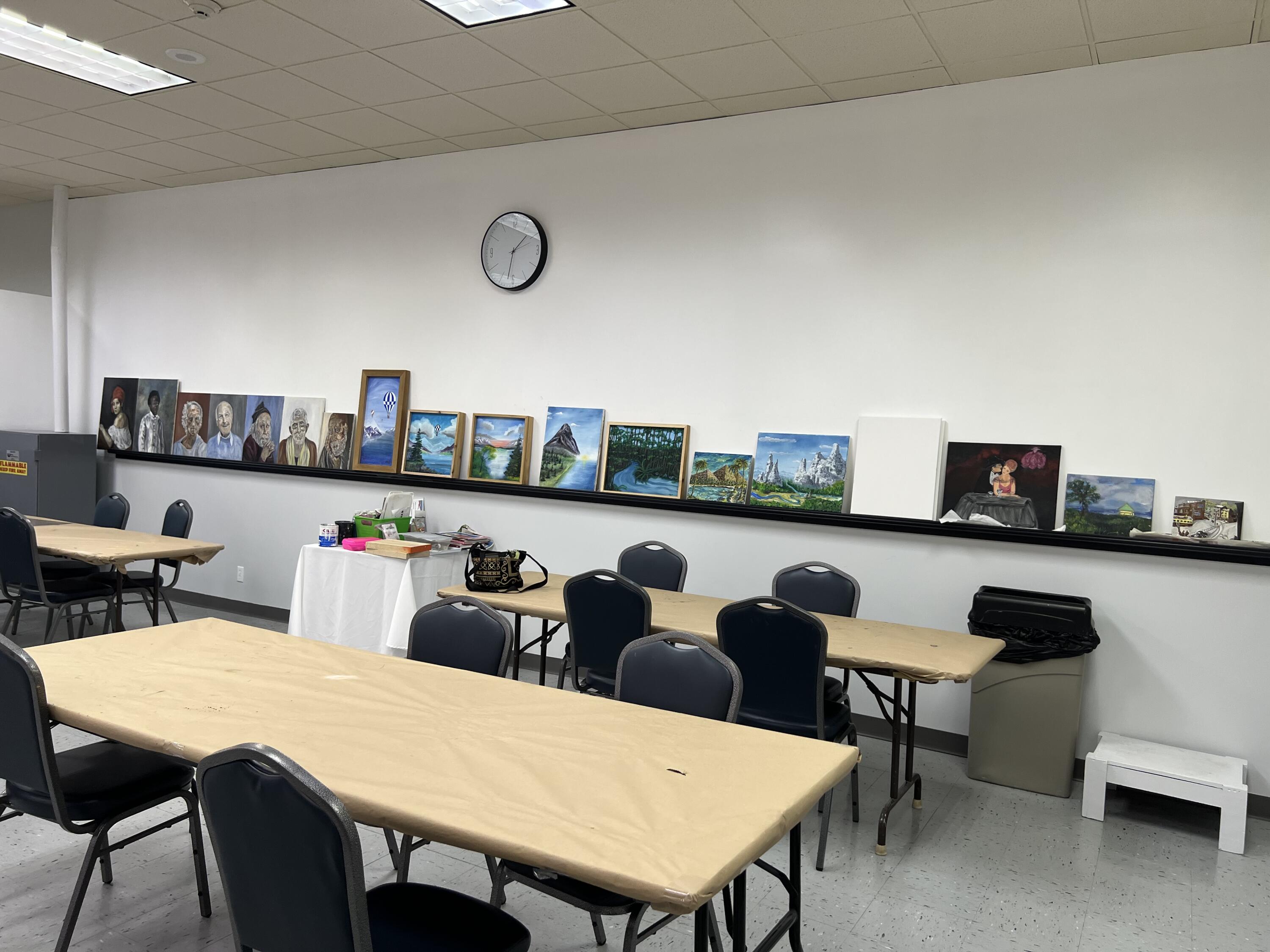 886 Flanders South Delray Beach, FL 33484 - Photo 40 of 41 a view of a dining room with furniture and a bookshelf