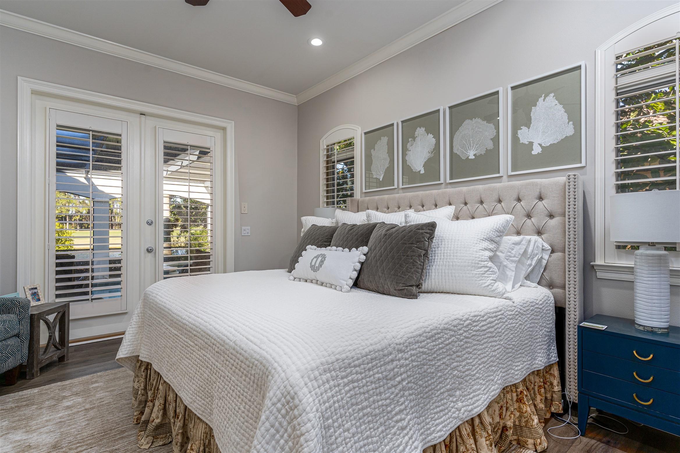 2949 Pine Valley Road Miramar Beach, FL 32550 - Photo 18 of 29 a bedroom with a large bed and a window