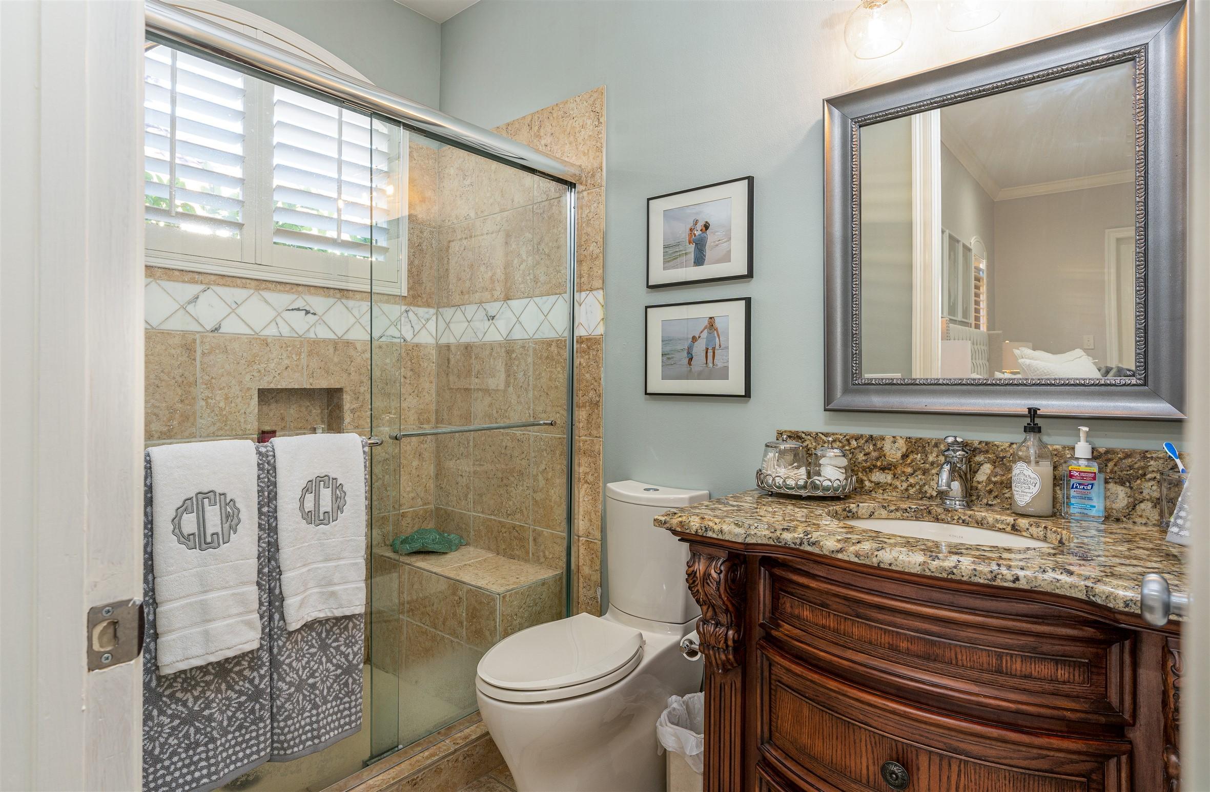 2949 Pine Valley Road Miramar Beach, FL 32550 - Photo 19 of 29 a bathroom with a sink toilet and shower