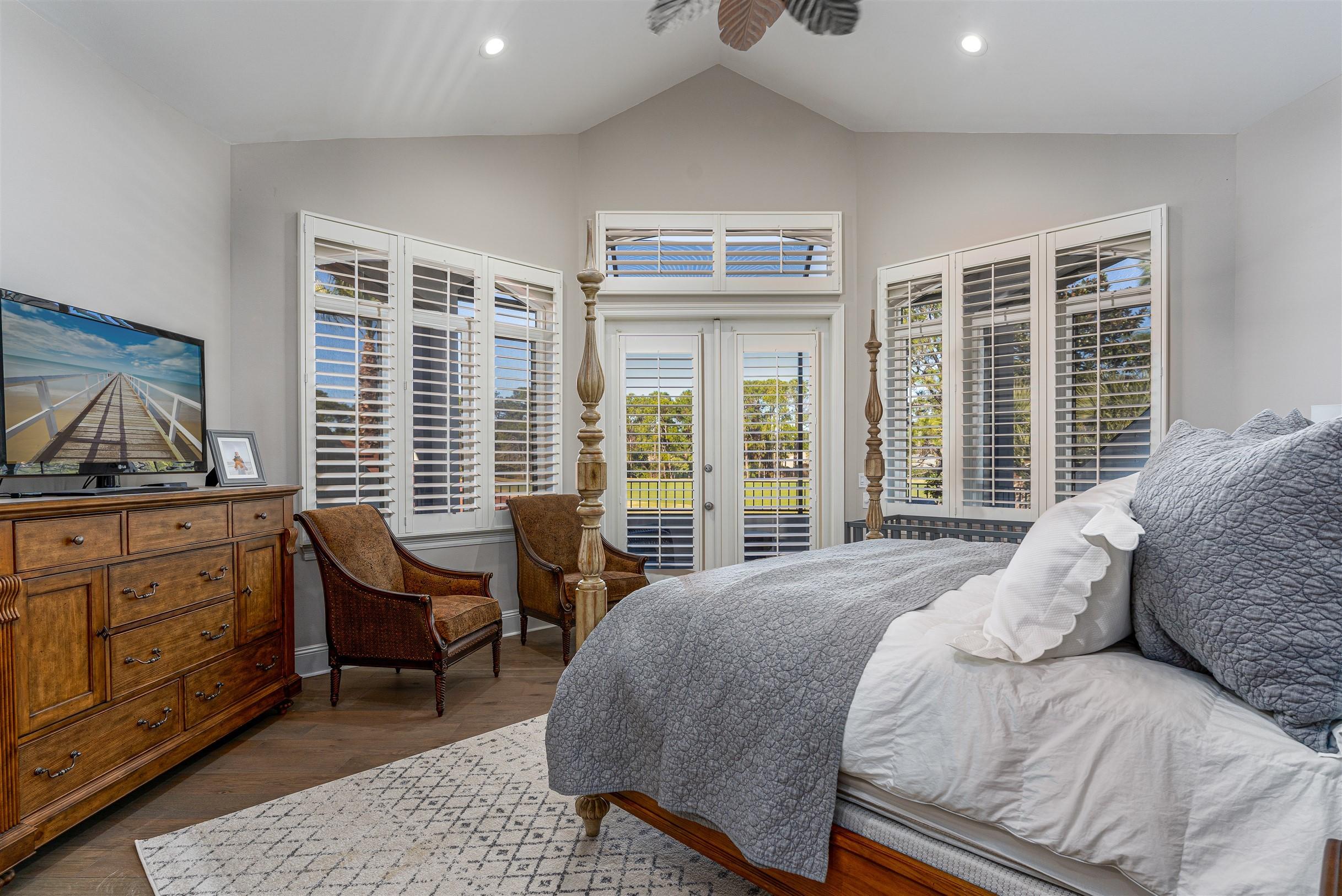 2949 Pine Valley Road Miramar Beach, FL 32550 - Photo 6 of 29 a large bedroom with a bed and wooden floor