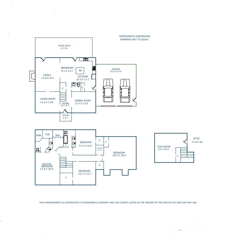 9004 Enfield Court Raleigh, NC 27615 - Photo 30 of 30 Floor Plan of the home.