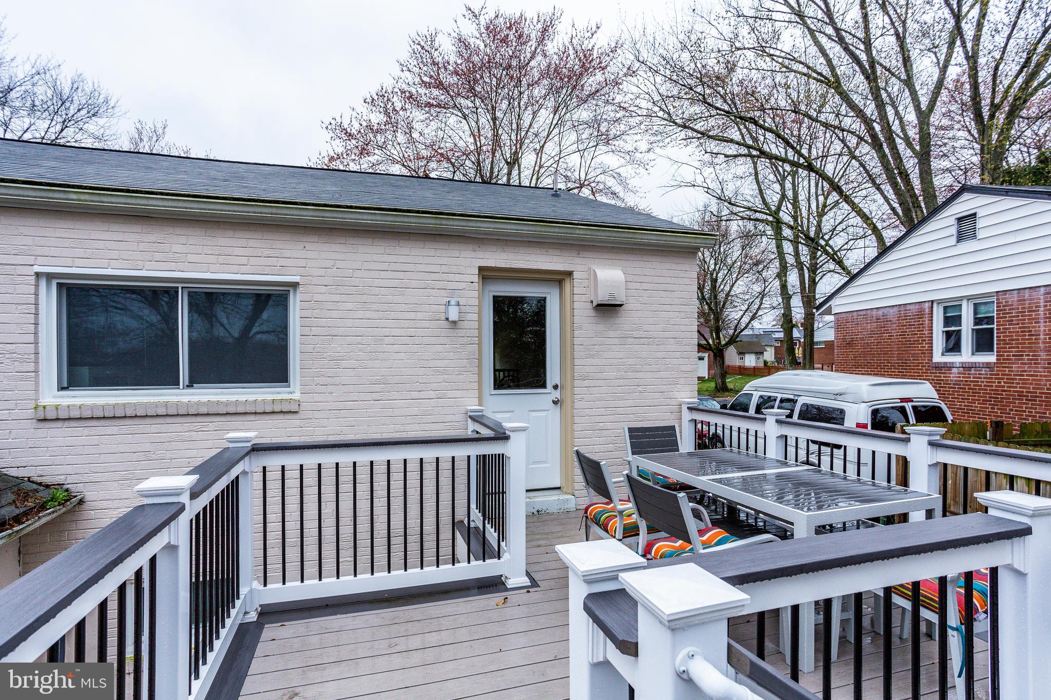 13307 Galvez Street Silver Spring, MD 20906 - Photo 30 of 32 Beautiful new deck off Kitchen
