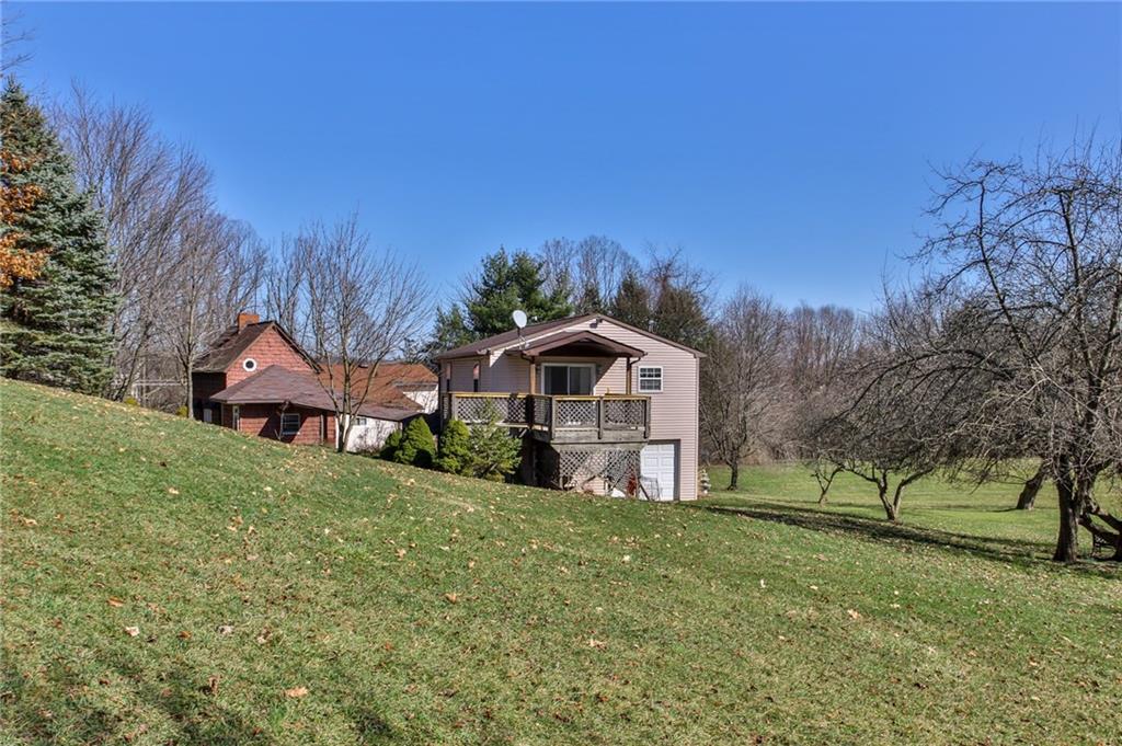 809 Crawford Road Pittsburgh, PA 15237 - Photo 25 of 25 Rear View of House and Deck Off Apartment
