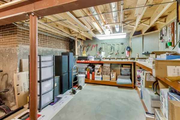a view of a storage room with a lot of stuff