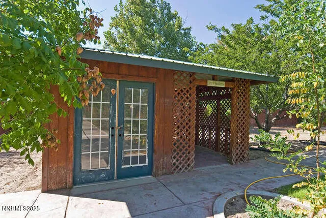 a view of outdoor space and garden