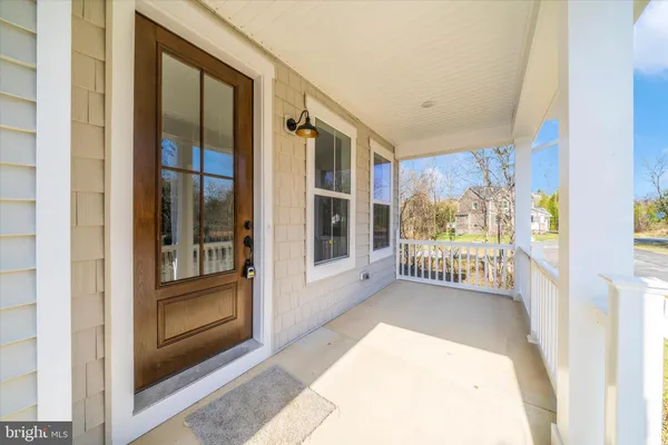 a view of front door