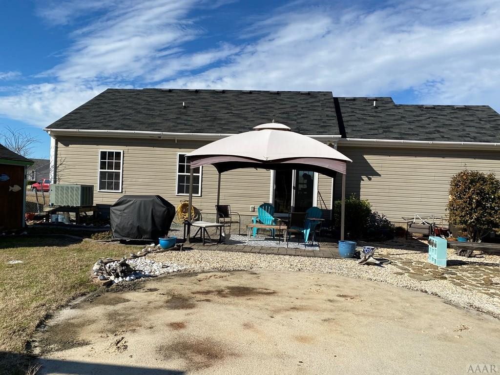 983 Scott Road Elizabeth City, NC 27909 - Photo 18 of 22 Back Patio with Fire Pit