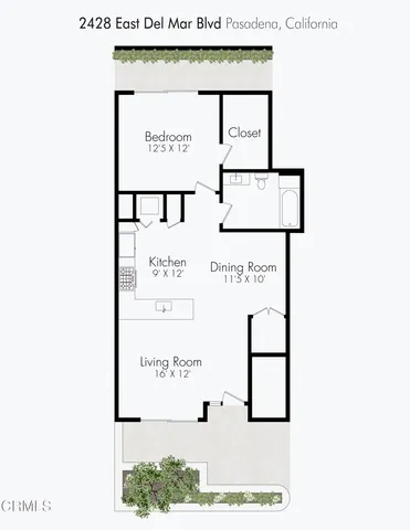 $629,000 | 2428 East Del Mar Boulevard, Unit 105, Pasadena, CA 91107