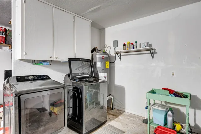 a room with storage and utility