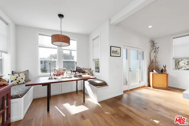 a very nice looking room with a large window