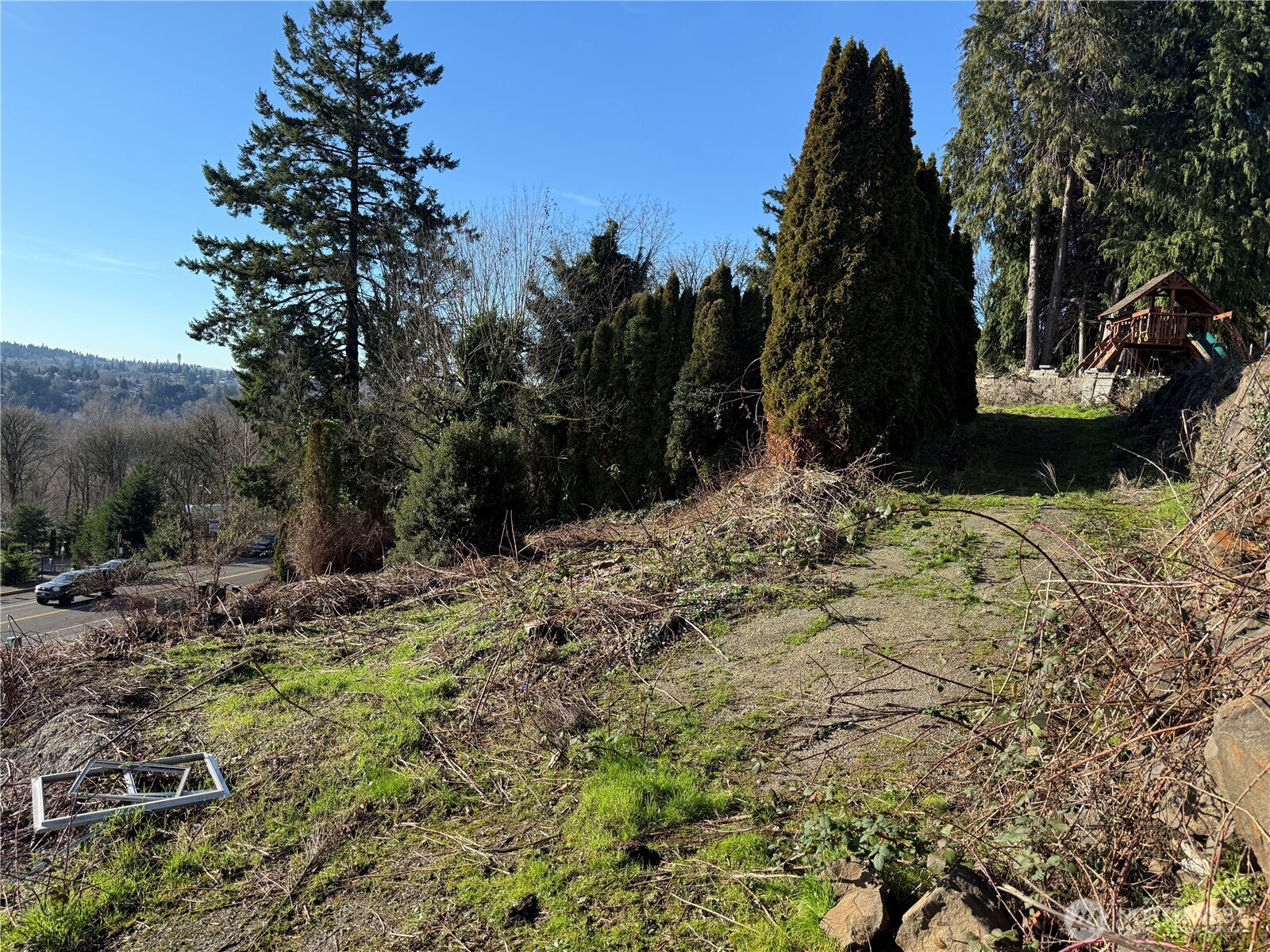 6800 South 133rd Street Seattle, WA 98178 - Photo 3 of 12 a view of a yard covered in snow