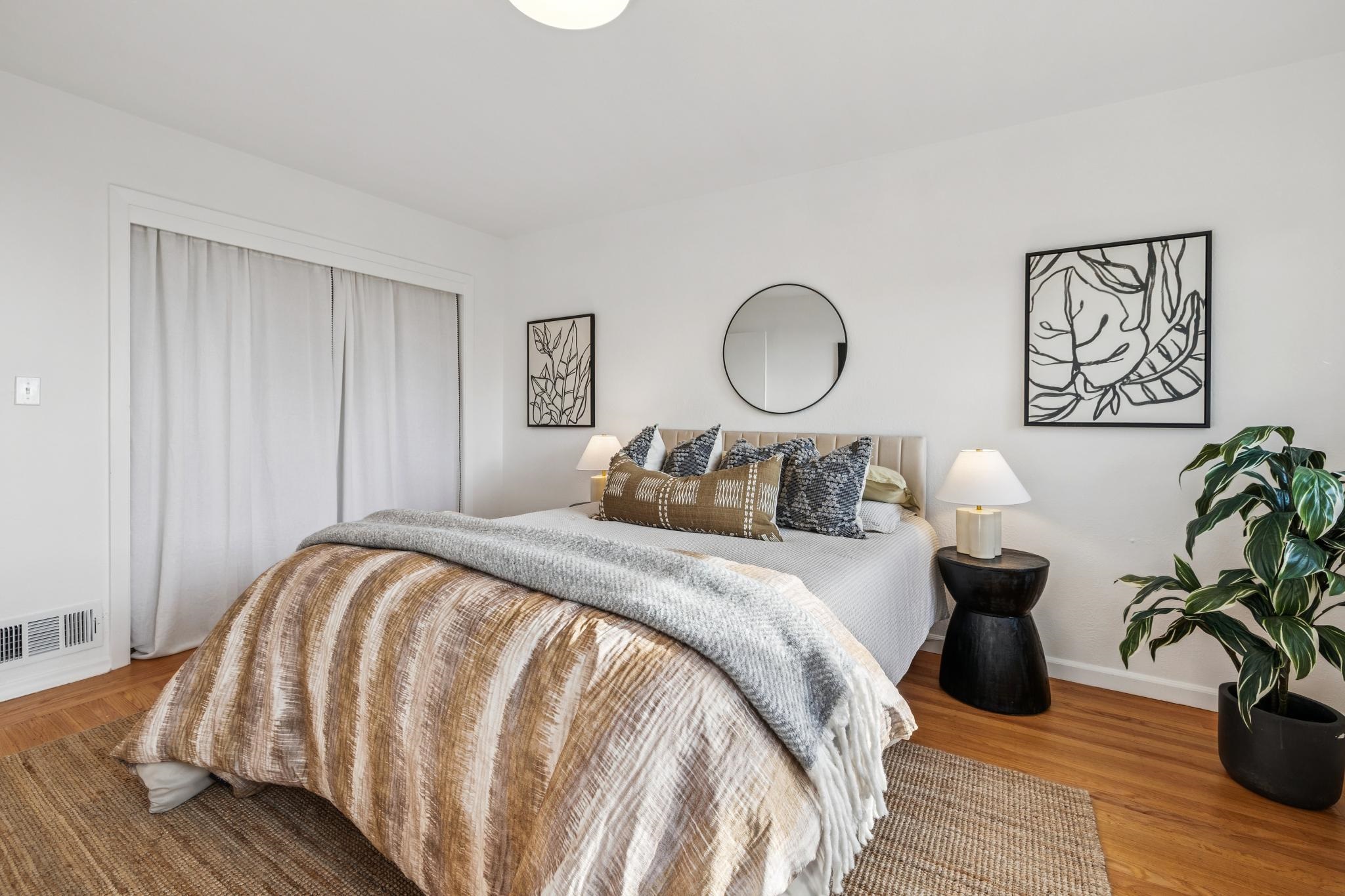 1024 Miller Avenue Berkeley, CA 94708 - Photo 26 of 60 Bedroom featuring wood finished floors and a closet