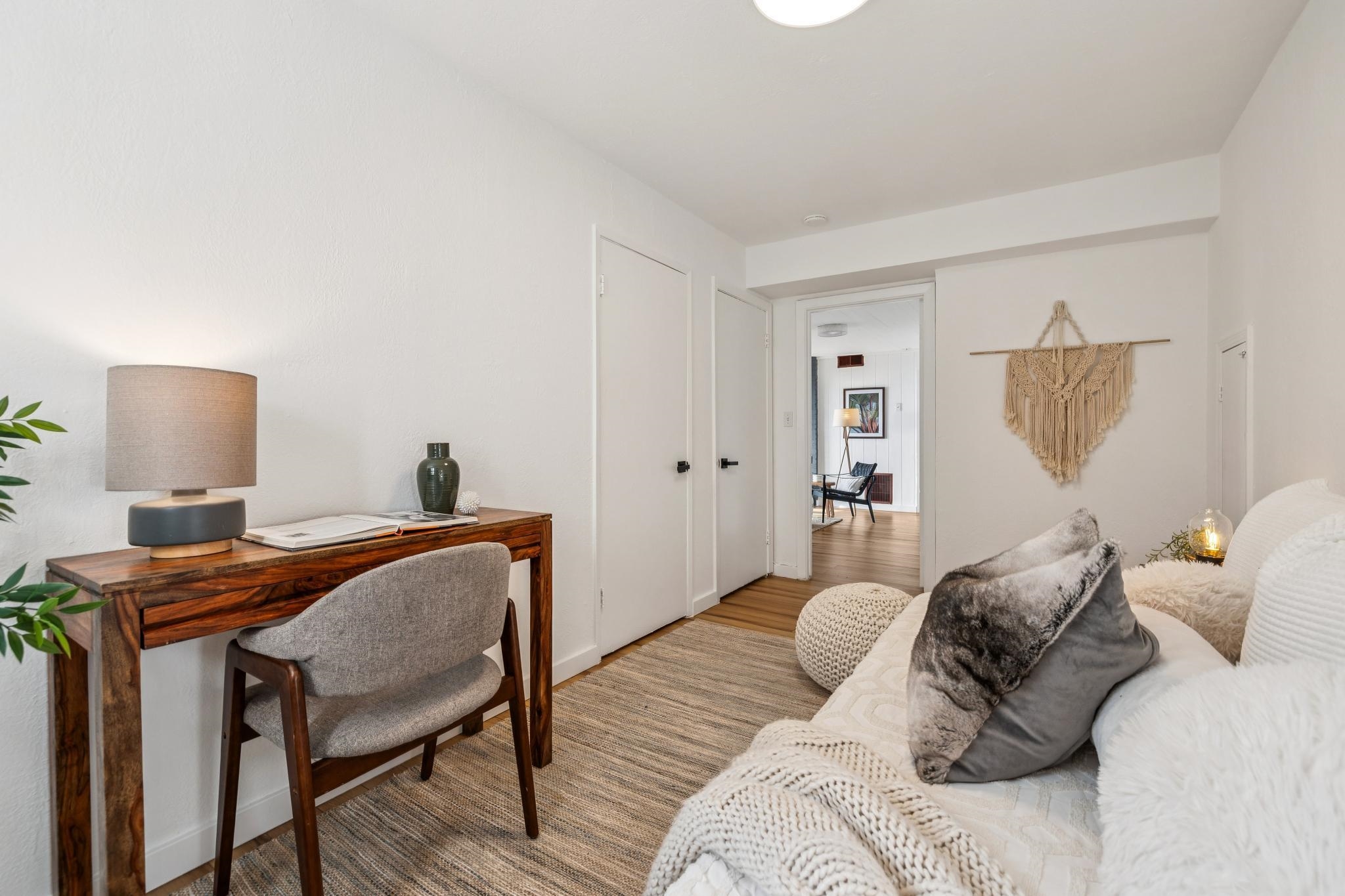 1024 Miller Avenue Berkeley, CA 94708 - Photo 43 of 60 Office area featuring wood finished floors and baseboards