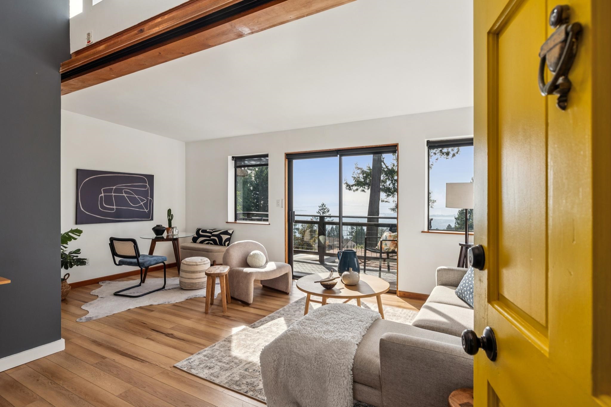 1024 Miller Avenue Berkeley, CA 94708 - Photo 51 of 60 Living area featuring healthy amount of natural light and hardwood / wood-style flooring